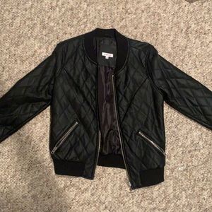 Faux-Leather Women’s Jacket